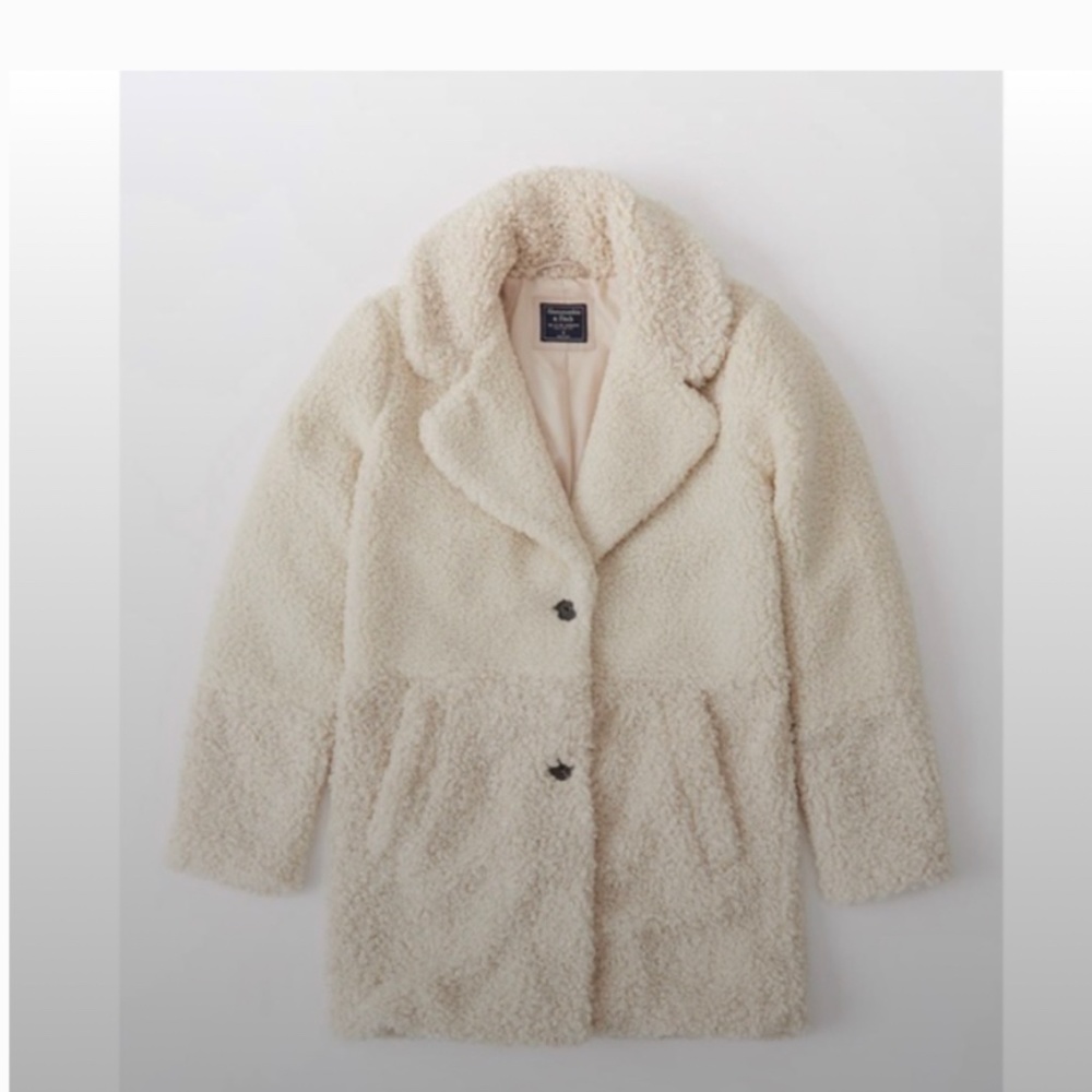 Abercrombie & Fitch teddy jacket Brand new !!!